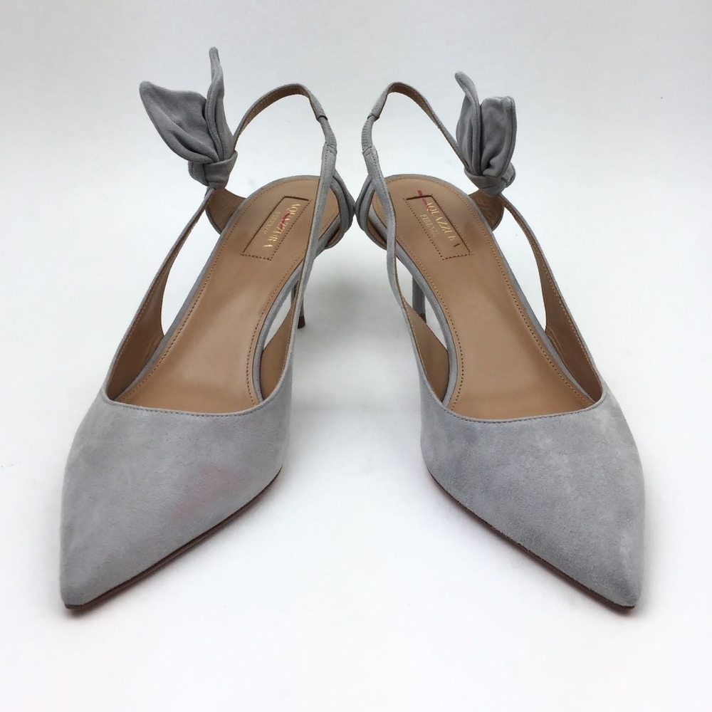 AQUAZZURA Deneuve Bow Pointed Toe Pump sz …